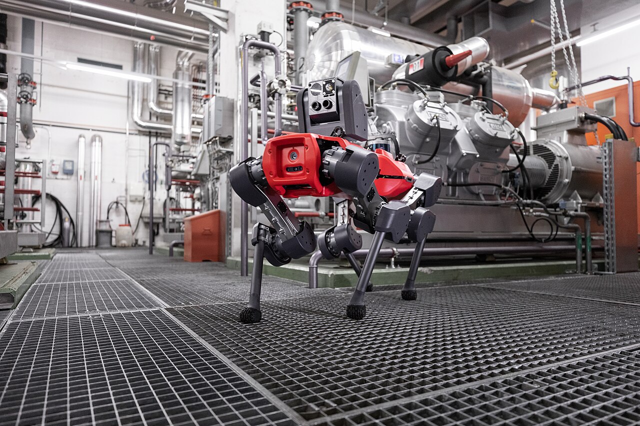 ANYmal at BASF: read the condition of equipment