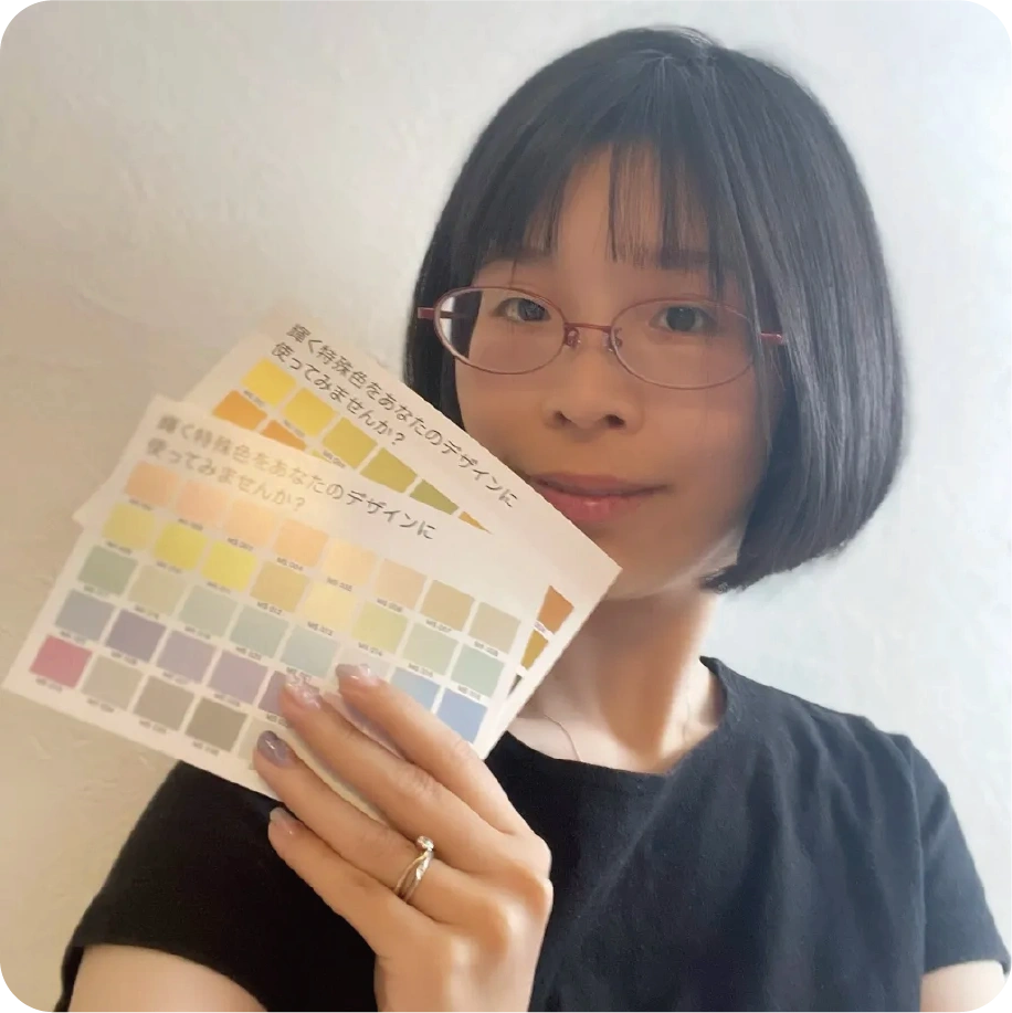 米田 千咲（UI/UX デザイナー）のポートレート写真